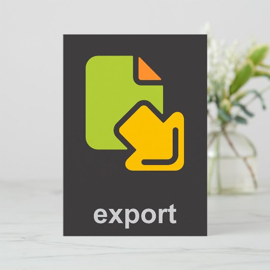 Pictogram exporteren kaart