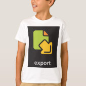 Pictogram exporteren t-shirt (Voorkant)