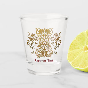 Pictogram Floral Corset Damask Shot Glas