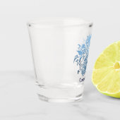 Pictogram Floral Corset Damask Shot Glas (Links)