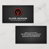 Pictogram | Geperforeerd vlees Visitekaartje (Voorkant / Achterkant)