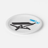 Pictogram Gym Exerceapparatuur Papieren Bordje (Gekanteld)