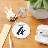 Pictogram Gym Exerceapparatuur Sleutelhanger