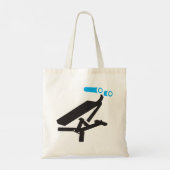 Pictogram Gym Exerceapparatuur Tote Bag (Achterkant)
