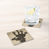 pictogram Halloween - Zombie Hand Kartonnen Onderzetters (Insitu)