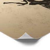  pictogram Halloween - Zombie Hand Poster (Hoek)