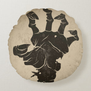  pictogram Halloween - Zombie Hand Rond Kussen