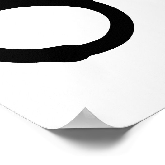 pictogram Handboeien Poster (Hoek)