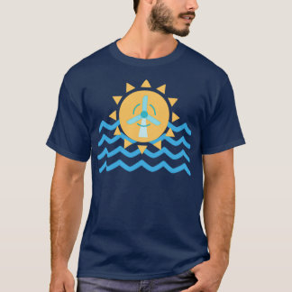 Pictogram hernieuwbare energie t-shirt