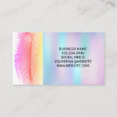 Pictogram Holographic Gradient maken Visitekaartje (Achterkant)