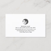 Pictogram Home Repareert Handyman Tools Visitekaartje (Achterkant)