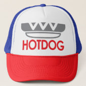 Pictogram hotdog trucker pet (Voorkant)