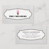 Pictogram Ice Cream Visitekaartje (Voorkant / Achterkant)