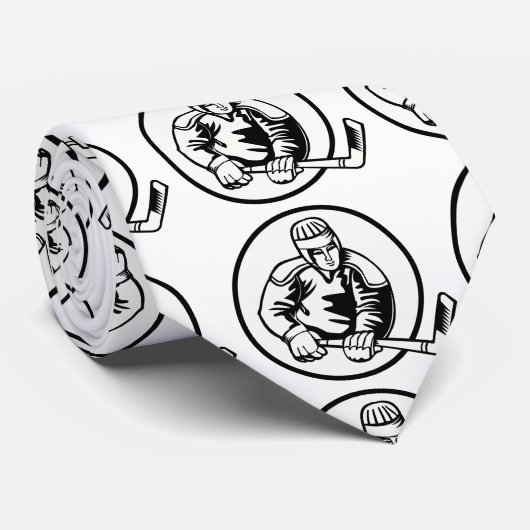 Pictogram Ice Hockey Stropdas (Opgerold)