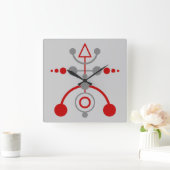 pictogram Kornkreis Piktogramm / gewas cirkel V Vierkante Klok (Huis)