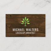 Pictogram Landscapinggroen Plant | Achtergrond hou Visitekaartje (Voorkant)