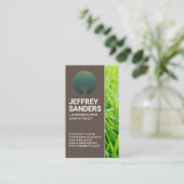 Pictogram Landscapingstructuur | Groene gras Visitekaartje (Staand voorkant)