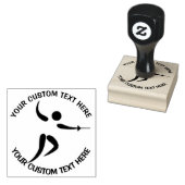 Pictogram Logo Aangepaste rubberen stempel (Gestempeld)