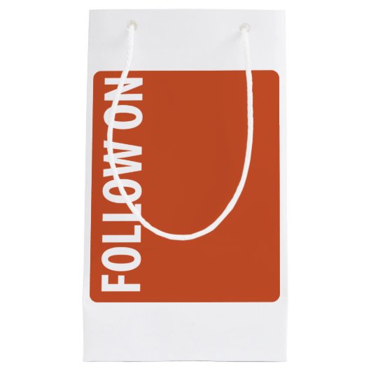 Pictogram & Logo Knop Cadeautas (Voorkant)