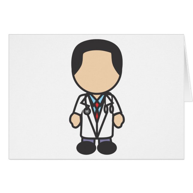 Pictogram Mannelijke dokter (Voorkant Horizontaal)