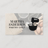 pictogram mengkom | Bakingrediënten Visitekaartje (Voorkant)