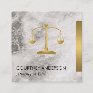 Pictogram met metalen gouden versiering voor marme vierkante visitekaartje