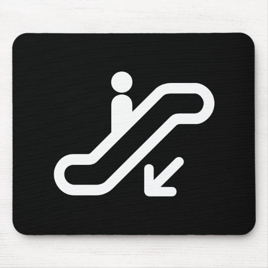 Pictogram Mousepad omlaag Muismat (Voorkant)