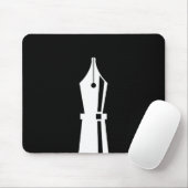 Pictogram Mousepad van de fontein Muismat (Met muis)