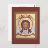 Pictogram "niet gemaakt met handen" Briefkaart (Voorkant / Achterkant)