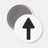 Pictogram omhoog magneet (Voorkant / Achterkant)