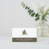 Pictogram onroerend goed | Beroepsbeoefenaars Visitekaartje (Staand voorkant)