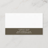 Pictogram onroerend goed | Beroepsbeoefenaars Visitekaartje (Achterkant)