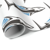 Pictogram op basis van haaienstam 1 cadeaupapier (Rol Hoek)