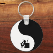 Pictogram op hoofdbureau sleutelhanger (Voorkant)