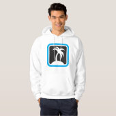 Pictogram palmboom hoodie (Voorkant volledig)