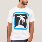 Pictogram palmboom t-shirt (Voorkant)
