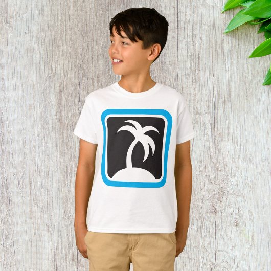 Pictogram palmboom t-shirt
