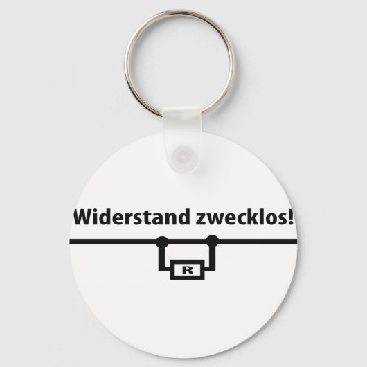 Pictogram Physik Widerstand zwecklos Sleutelhanger (Voorkant)