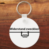 Pictogram Physik Widerstand zwecklos Sleutelhanger (Voorkant)