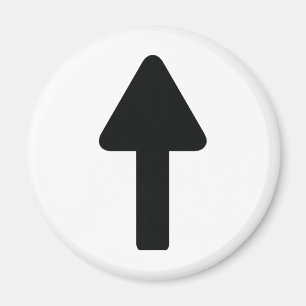 pictogram pijl-omhoog magneet