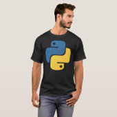 pictogram Python Programming Language T-shirt (Voorkant volledig)