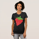 pictogram rode aardbei t-shirt (Voorkant volledig)