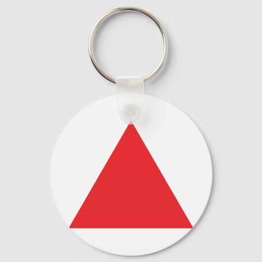 pictogram rode driehoek sleutelhanger (Voorkant)