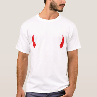 pictogram rode duivels t-shirt