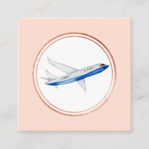 Pictogram roos Gold en roze Event Planner Social M Vierkante Visitekaartje