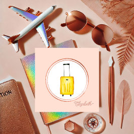 Pictogram roos Gold en roze Event Planner Social M Vierkante Visitekaartje