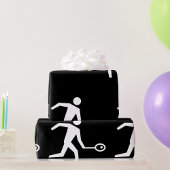 Pictogram spuitspeler cadeaupapier