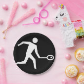 Pictogram spuitspeler papieren bordje (Feest)