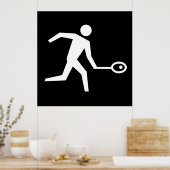 Pictogram spuitspeler poster (Keuken)