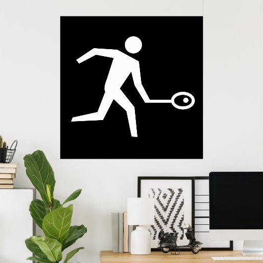 Pictogram spuitspeler poster (Thuiskantoor)